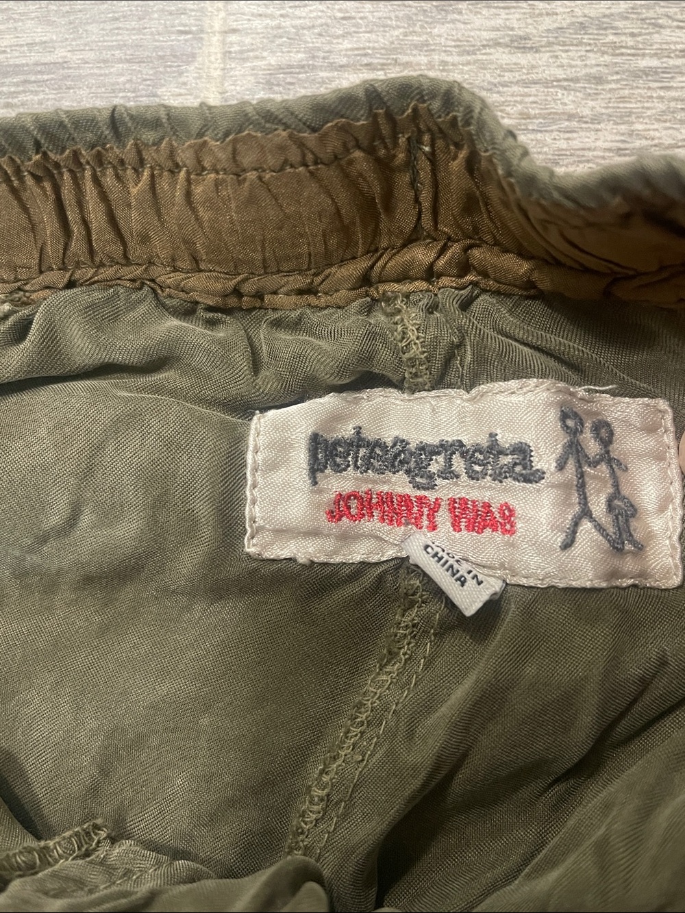 Johnny Was Embroidered Olive Green Pants - Picture 3 of 6